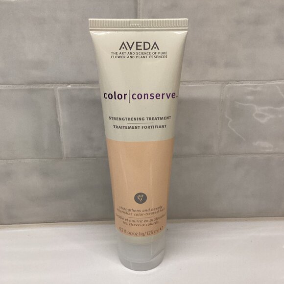 NEW! Aveda Color Conserve Strengthening Treatment 4.2 fl oz NOURISHES HAIR - Picture 1 of 2